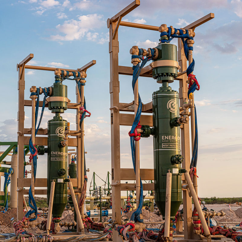 Two EnerCorp Sahara Cyclones